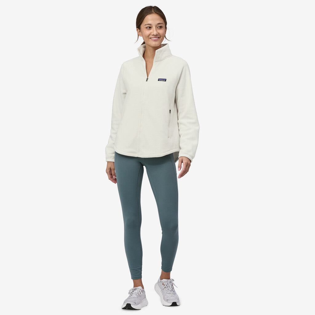 Patagonia Women's Classic Microdini Fleece Jacket: Birch White