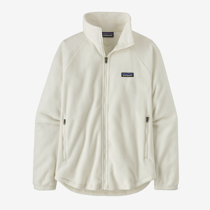 Patagonia Women's Classic Microdini Fleece Jacket: Birch White