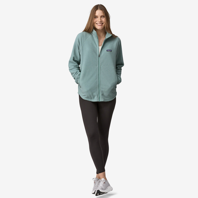 Patagonia Women's Classic Microdini Fleece Jacket: Thermal Blue