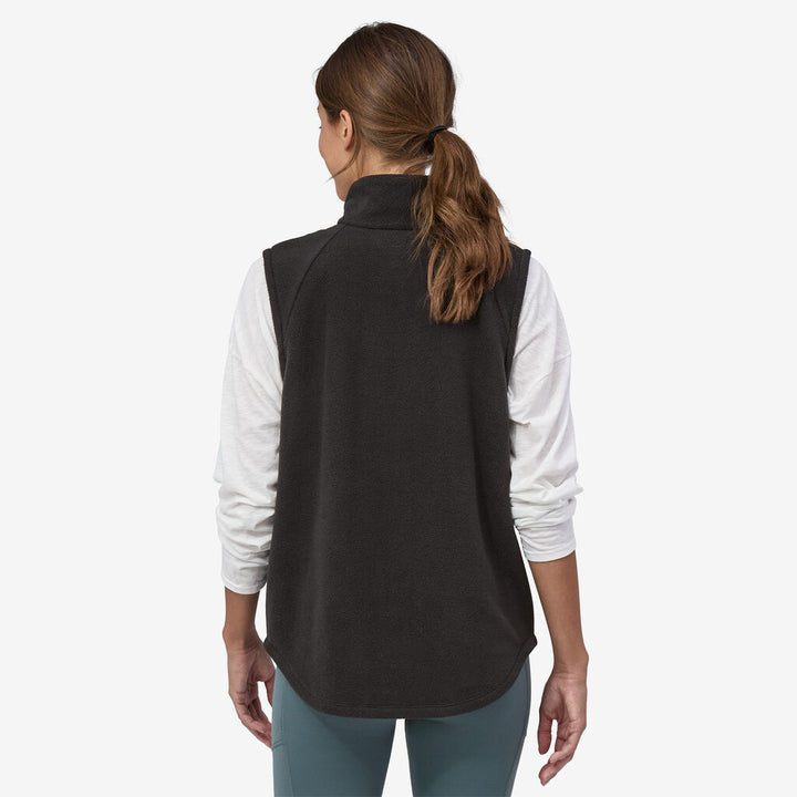 Patagonia Women's Classic Microdini Fleece Vest: Black