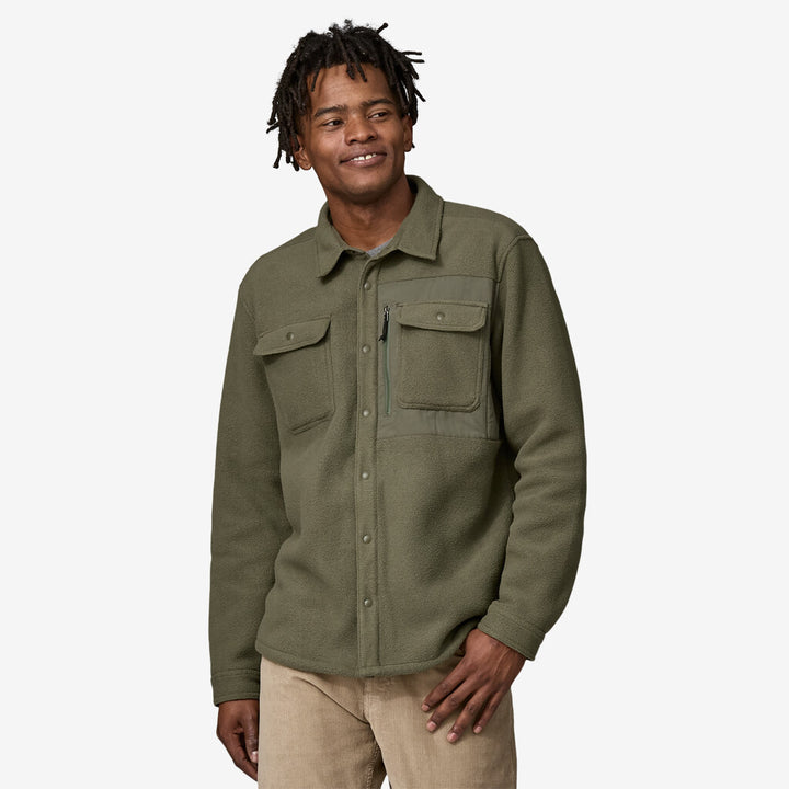 Patagonia Men's Synchilla® Fleece Shirt Jacket: Basin Green