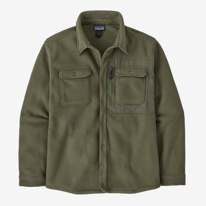 Patagonia Men's Synchilla® Fleece Shirt Jacket: Basin Green