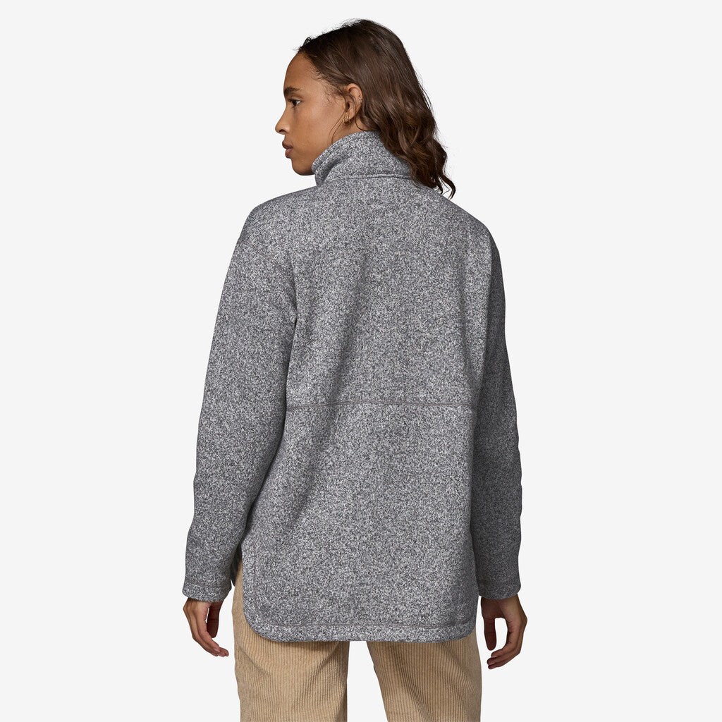 Patagonia Women's Better Sweater® Oversized Fleece Pullover: Birch White