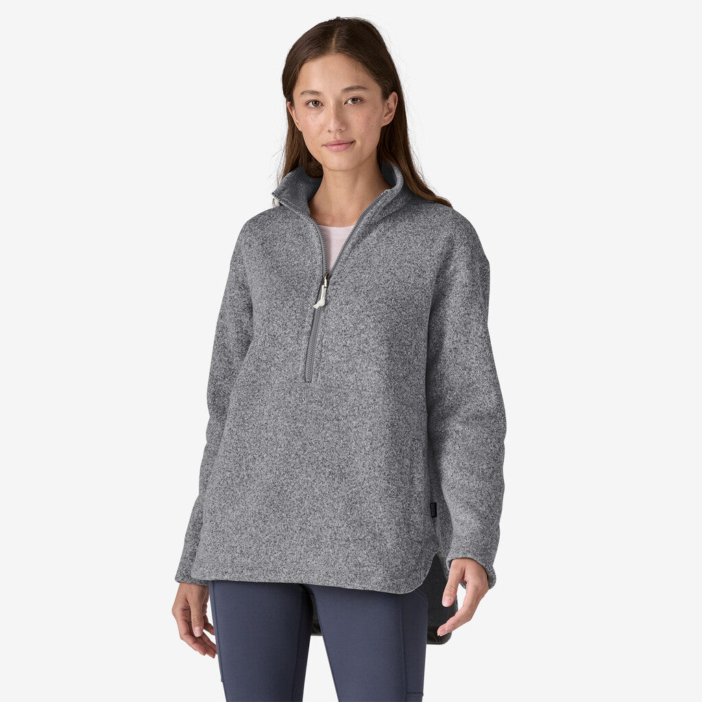 Patagonia Women's Better Sweater® Oversized Fleece Pullover: Birch White