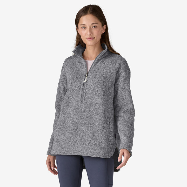 Patagonia Women's Better Sweater® Oversized Fleece Pullover: Birch White