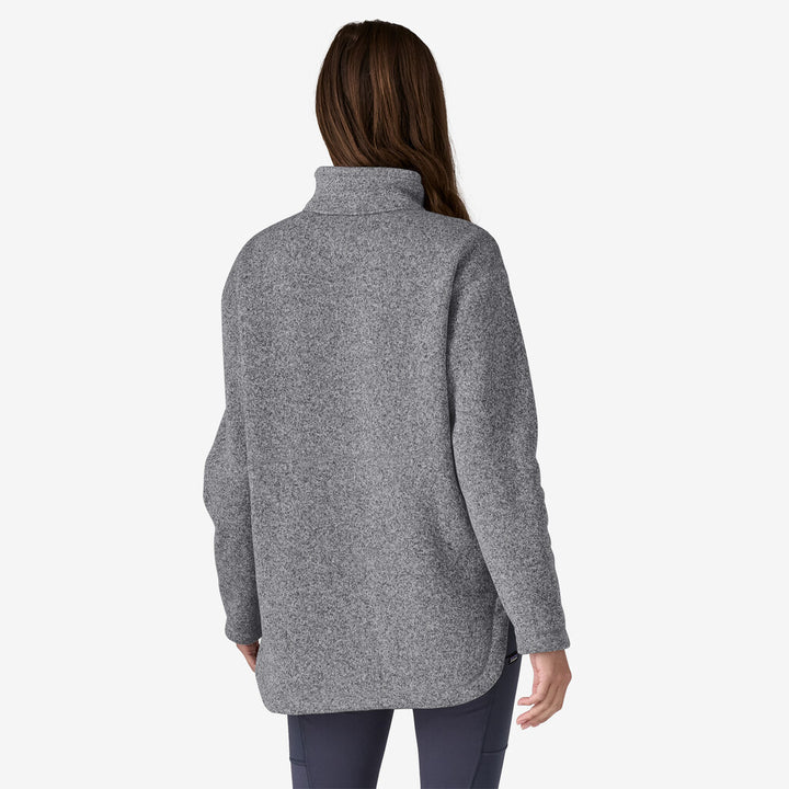 Patagonia Women's Better Sweater® Oversized Fleece Pullover: Birch White
