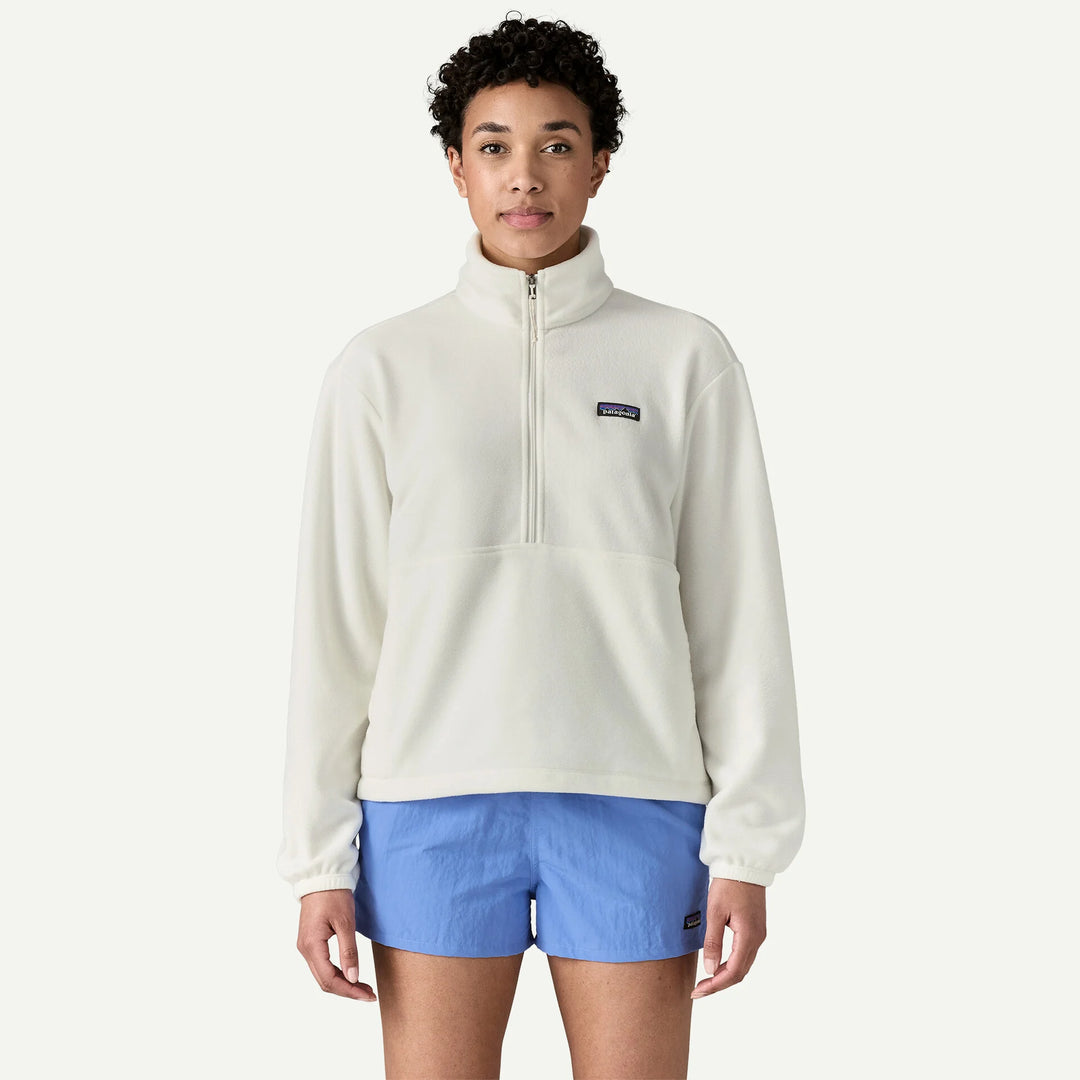 Patagonia Women's Micro D® 1/2-Zip Fleece Pullover: Birch White