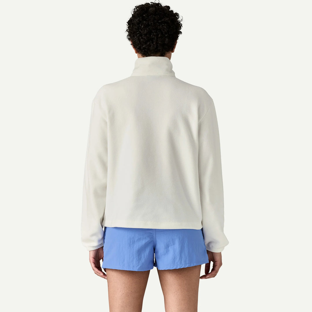 Patagonia Women's Micro D® 1/2-Zip Fleece Pullover: Birch White