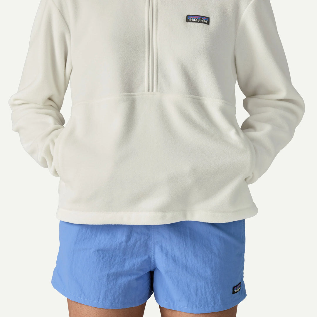 Patagonia Women's Micro D® 1/2-Zip Fleece Pullover: Birch White