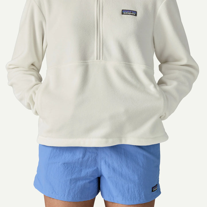 Patagonia Women's Micro D® 1/2-Zip Fleece Pullover: Birch White