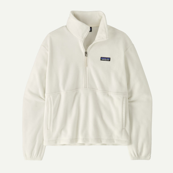 Patagonia Women's Micro D® 1/2-Zip Fleece Pullover: Birch White
