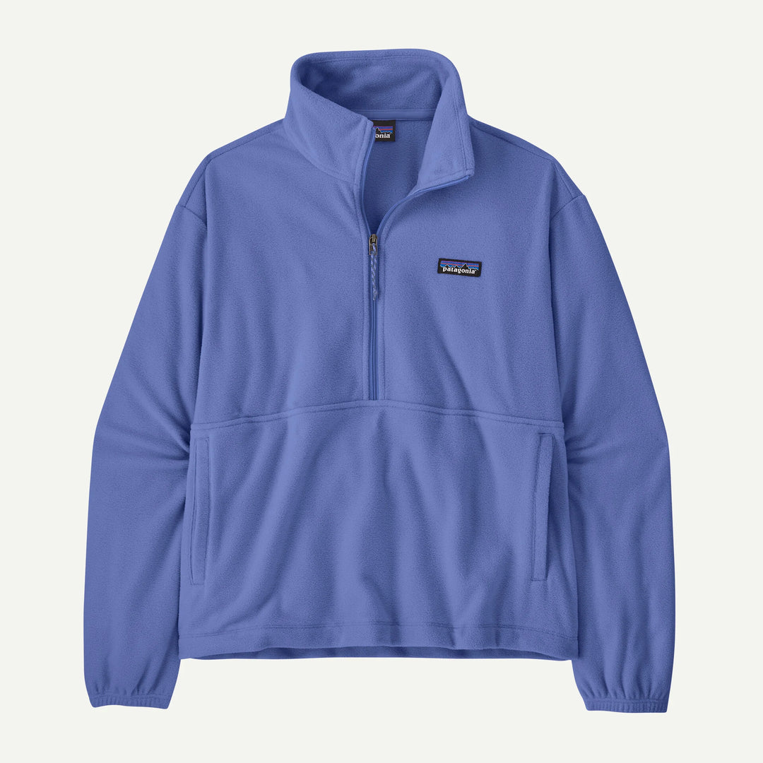 Patagonia Women's Micro D® 1/2-Zip Fleece Pullover: Diver Blue
