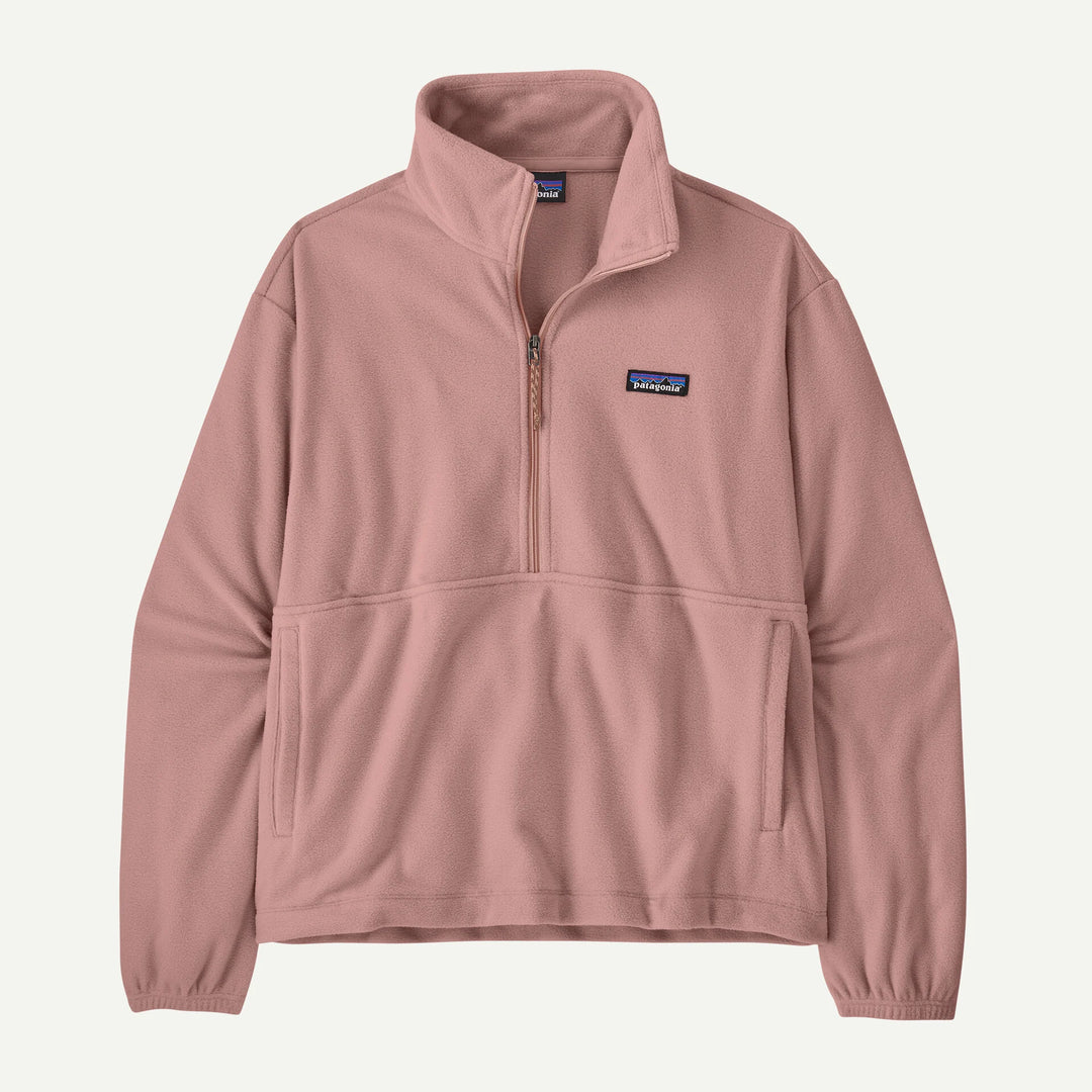 Patagonia Women's Micro D® 1/2-Zip Fleece Pullover: Fuzzy Mauve