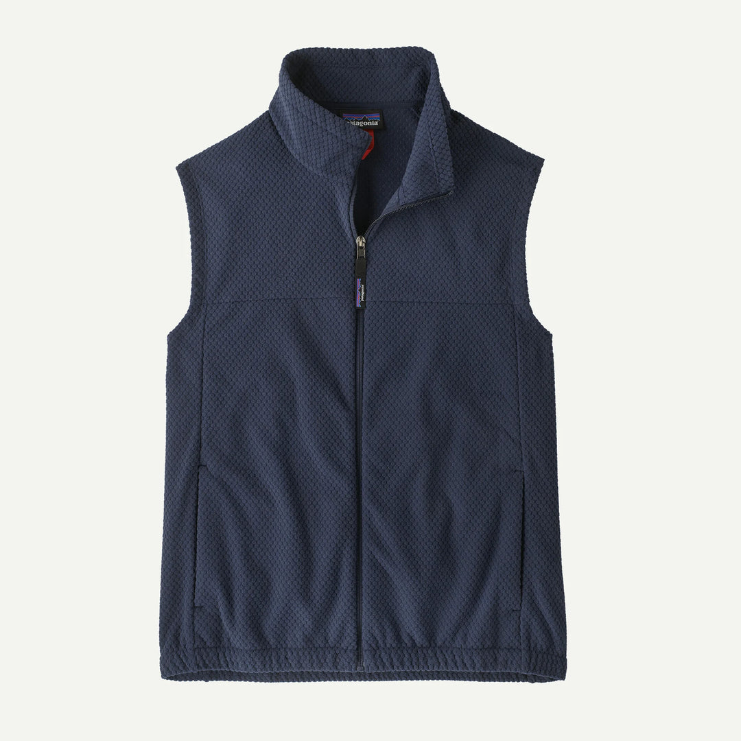 Patagonia Men's Textured Fleece Vest: New Navy