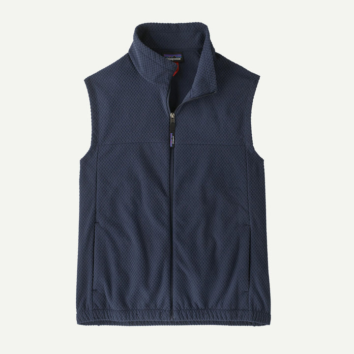 Patagonia Men's Textured Fleece Vest: New Navy