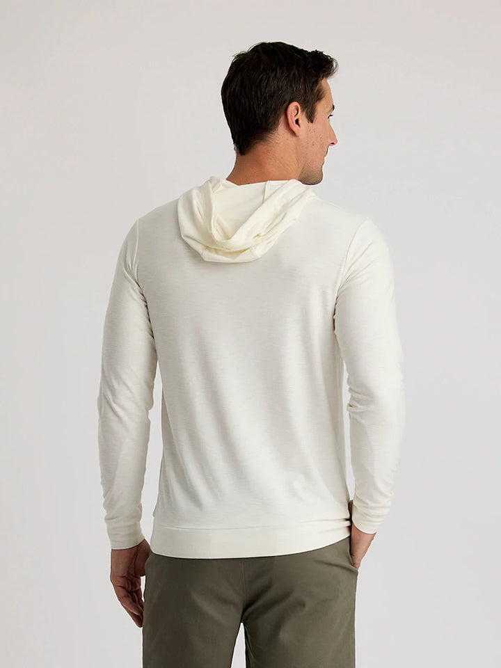 Free Fly Men's Bamboo Slub Hoodie II: Sea Salt