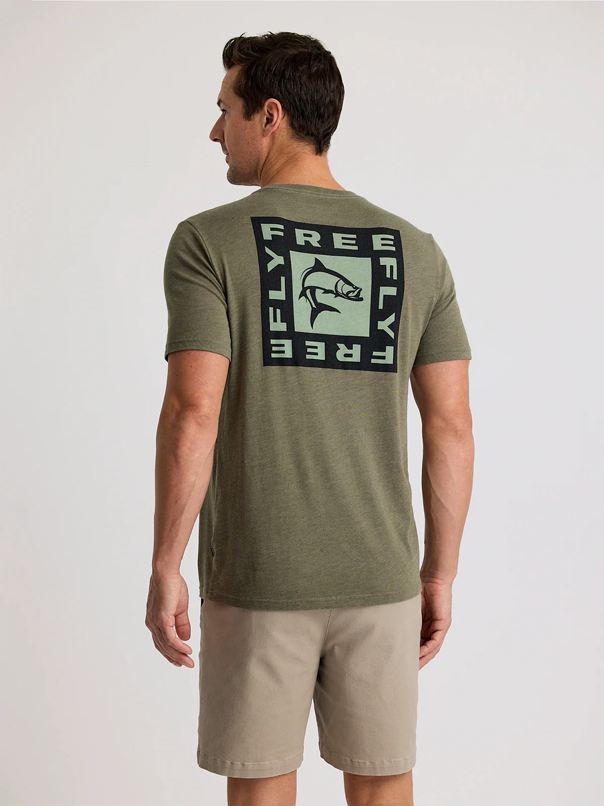 Free Fly Adventure Outfitters Tee: Heather Birch – Craig Reagin Clothiers