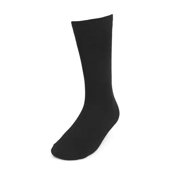 Parquet 3-Pack Solid Black Dress Socks