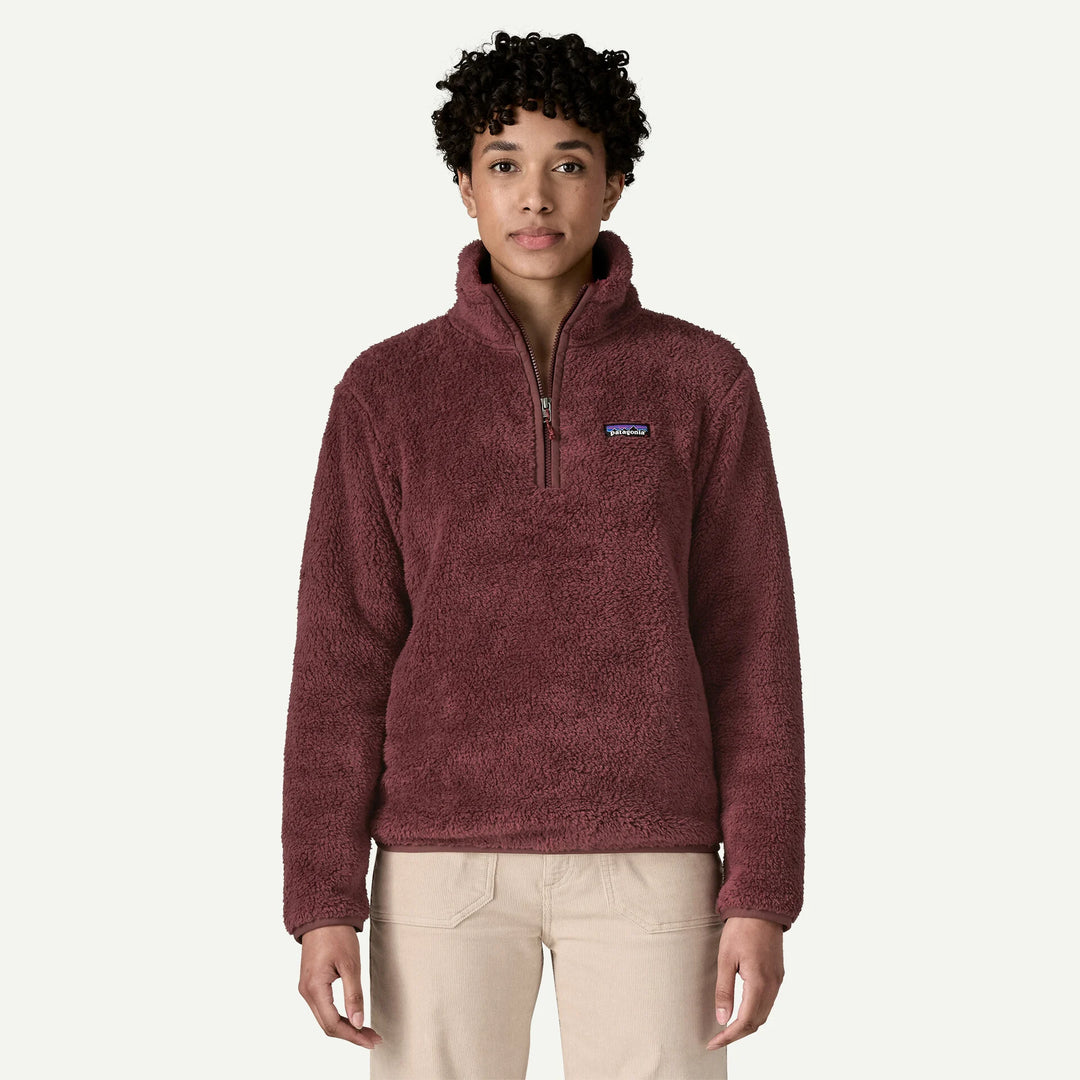 Patagonia Women's Los Gatos Fleece 1/4-Zip Fleece: Dark Ruby