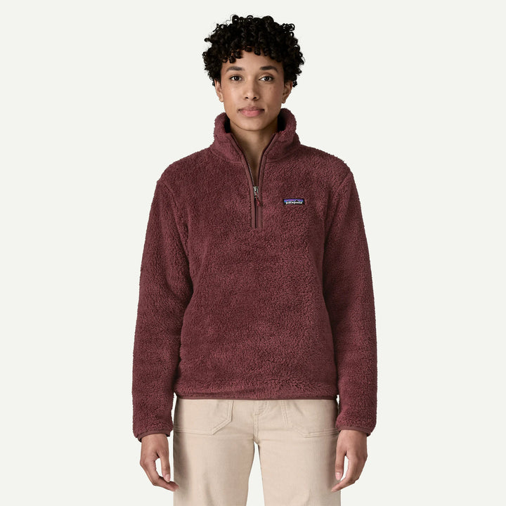 Patagonia Women's Los Gatos Fleece 1/4-Zip Fleece: Dark Ruby