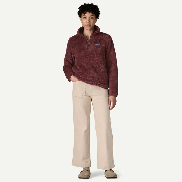 Patagonia Women's Los Gatos Fleece 1/4-Zip Fleece: Dark Ruby