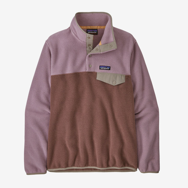 Patagonia Women's Lightweight Synchilla® Snap-T® Fleece Pullover: Dulse Mauve