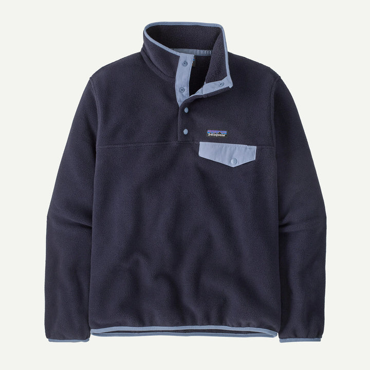 Patagonia Women's Lightweight Synchilla® Snap-T® Fleece Pullover: Sunken Blue