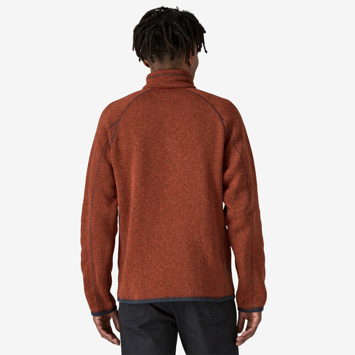 Patagonia Men's Better Sweater® 1/4-Zip Fleece: Burnished Red