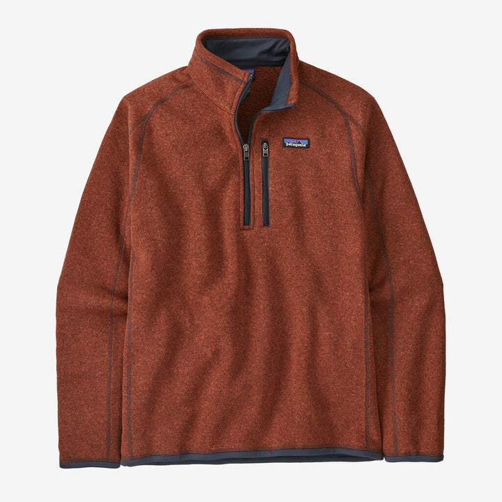 Patagonia Men's Better Sweater® 1/4-Zip Fleece: Burnished Red