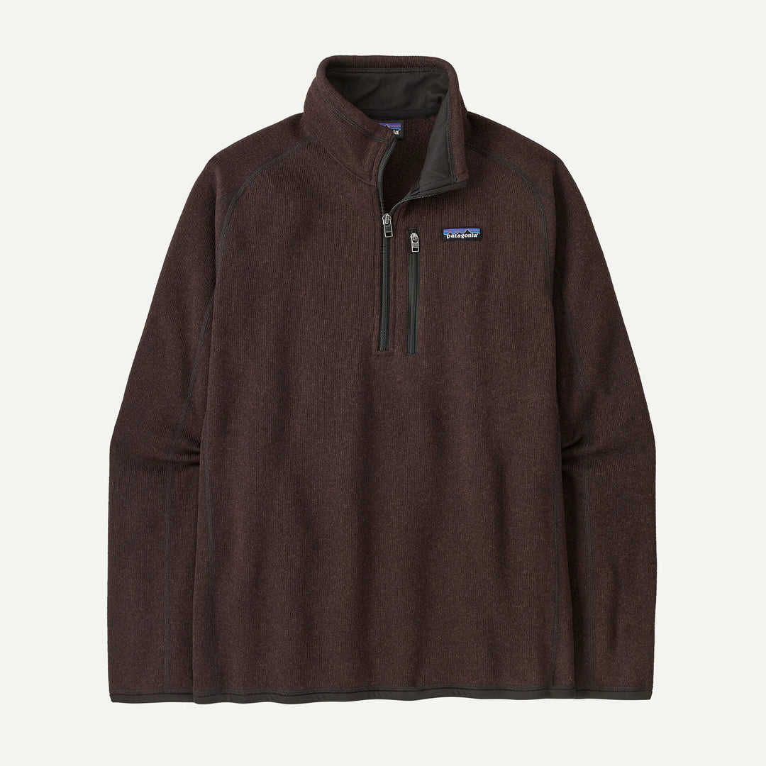 Patagonia Men's Better Sweater® 1/4-Zip Fleece: Den Brown
