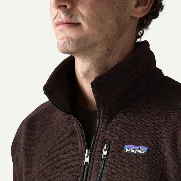 Patagonia Men's Better Sweater® 1/4-Zip Fleece: Den Brown