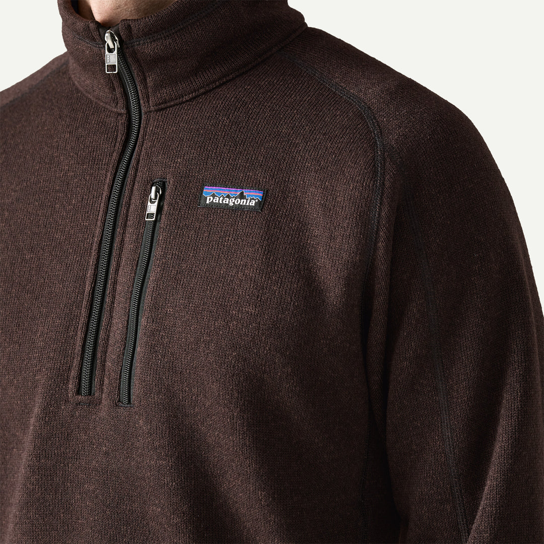 Patagonia Men's Better Sweater® 1/4-Zip Fleece: Den Brown