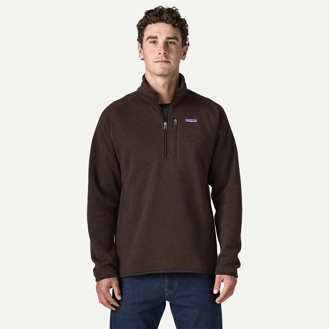 Patagonia Men's Better Sweater® 1/4-Zip Fleece: Den Brown
