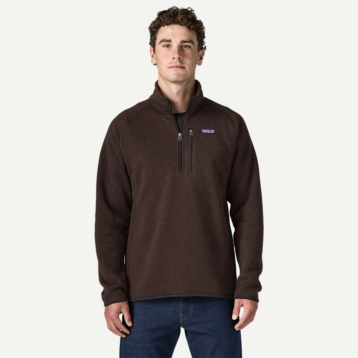 Patagonia Men's Better Sweater® 1/4-Zip Fleece: Den Brown