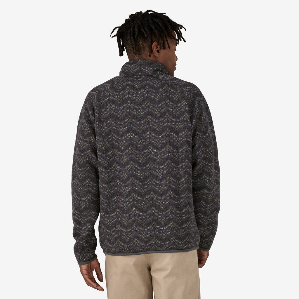 Patagonia Men's Better Sweater® 1/4-Zip Fleece: Island Escape - Forge Grey