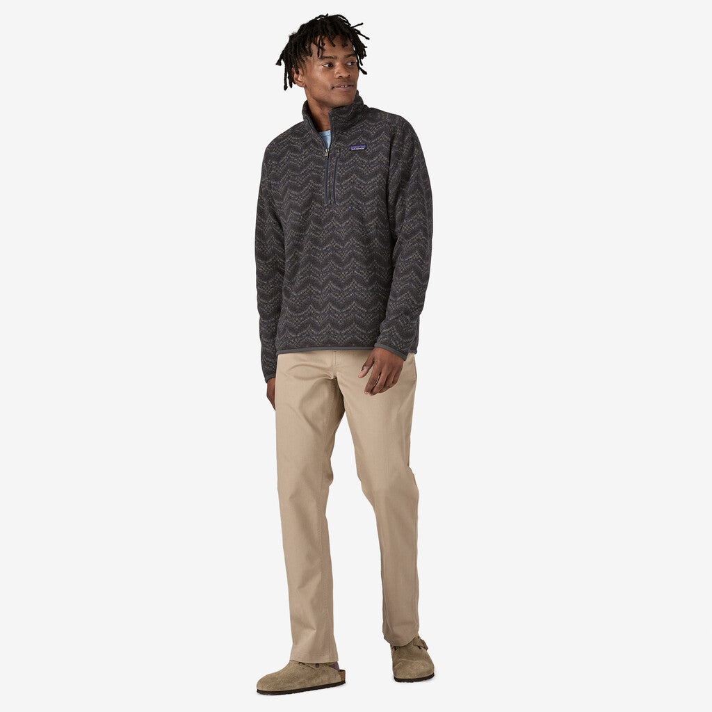 Patagonia Men's Better Sweater® 1/4-Zip Fleece: Island Escape - Forge Grey