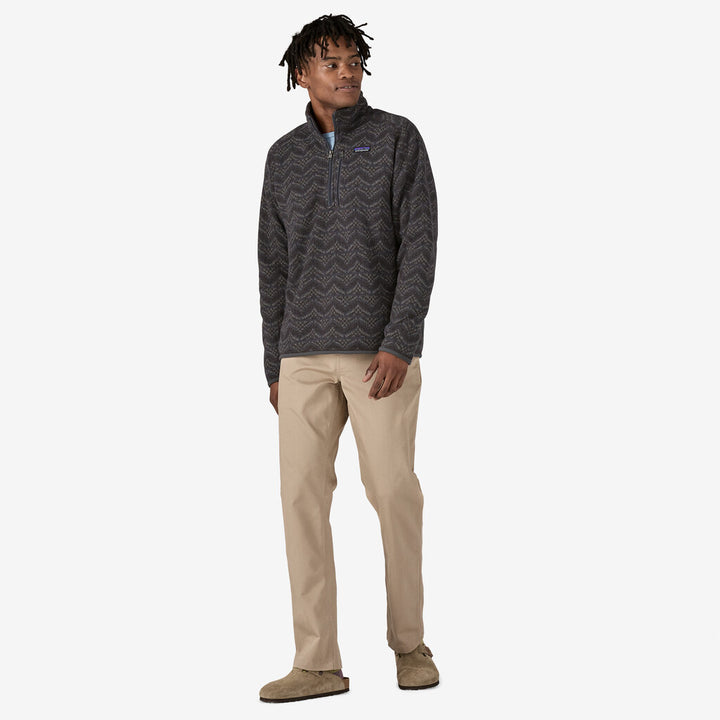 Patagonia Men's Better Sweater® 1/4-Zip Fleece: Island Escape - Forge Grey