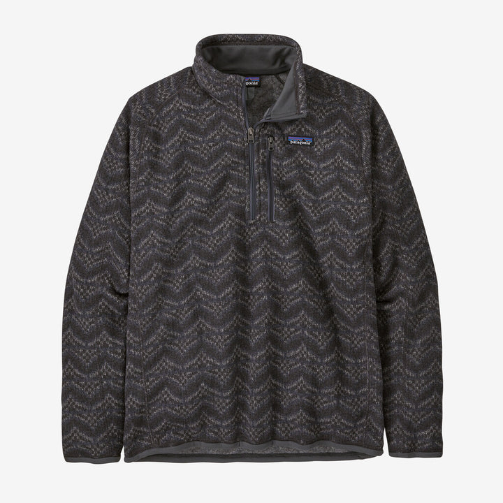 Patagonia Men's Better Sweater® 1/4-Zip Fleece: Island Escape - Forge Grey