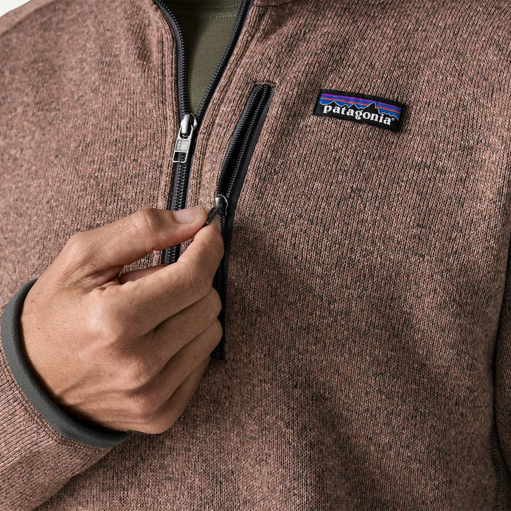 Patagonia Men's Better Sweater® 1/4-Zip Fleece: Moonrise Taupe