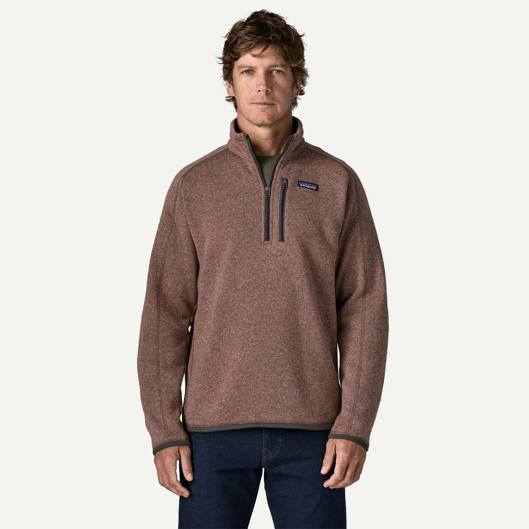 Patagonia Men's Better Sweater® 1/4-Zip Fleece: Moonrise Taupe