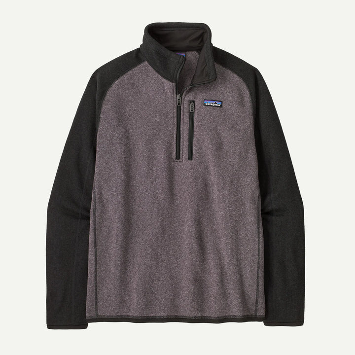 Patagonia Men's Better Sweater® 1/4-Zip Fleece: May Grey