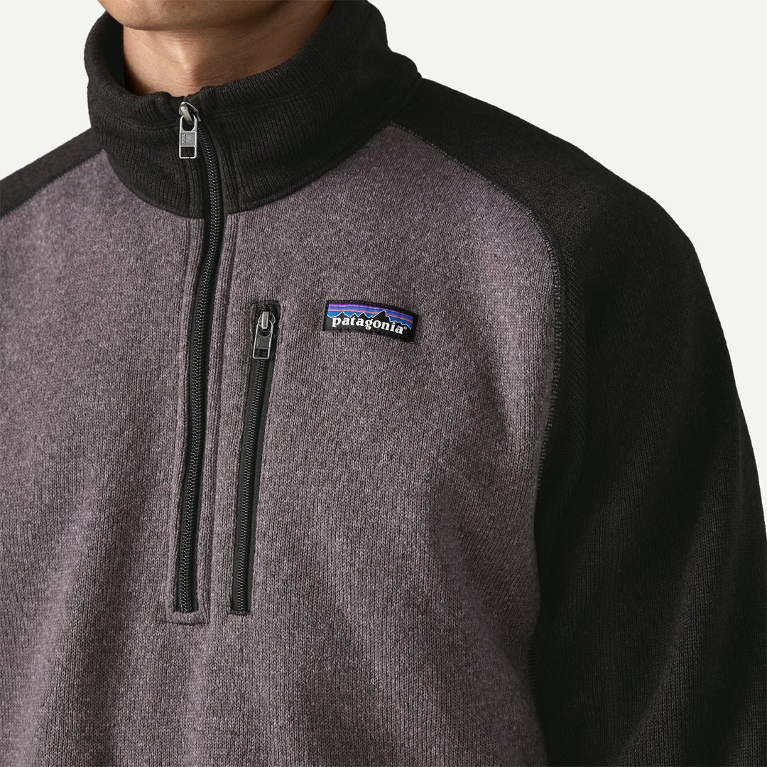 Patagonia Men's Better Sweater® 1/4-Zip Fleece: May Grey