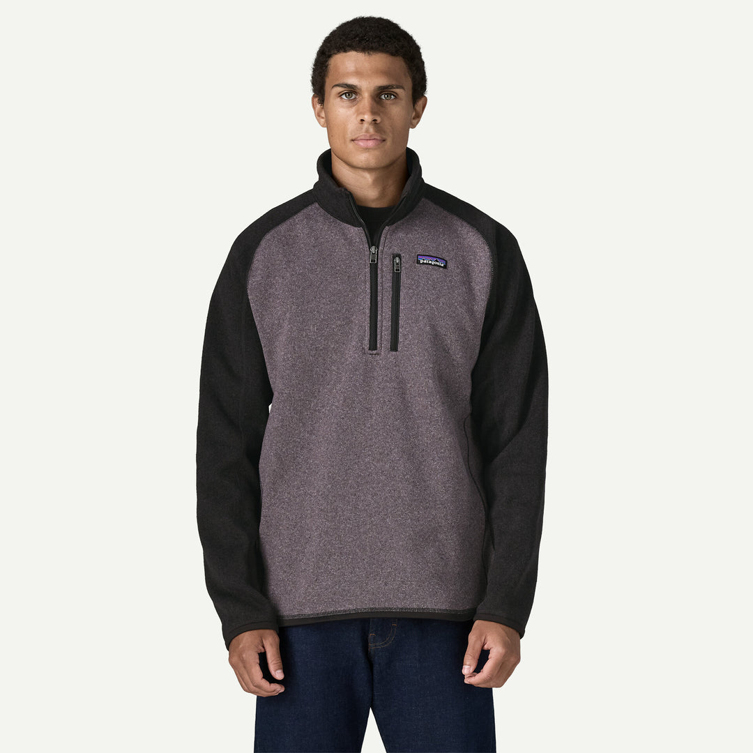 Patagonia Men's Better Sweater® 1/4-Zip Fleece: May Grey