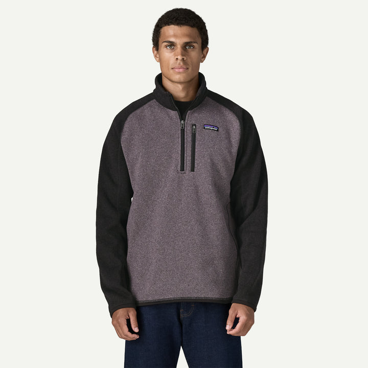 Patagonia Men's Better Sweater® 1/4-Zip Fleece: May Grey