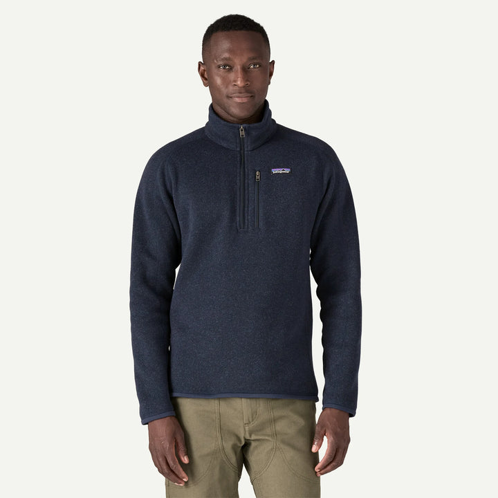 Patagonia Men's Better Sweater® 1/4-Zip Fleece: New Navy