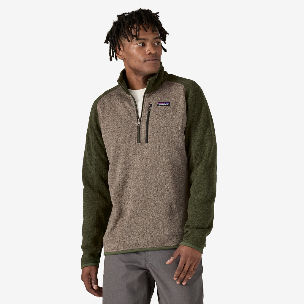 Patagonia Men's Better Sweater® 1/4-Zip Fleece: Seabird Grey