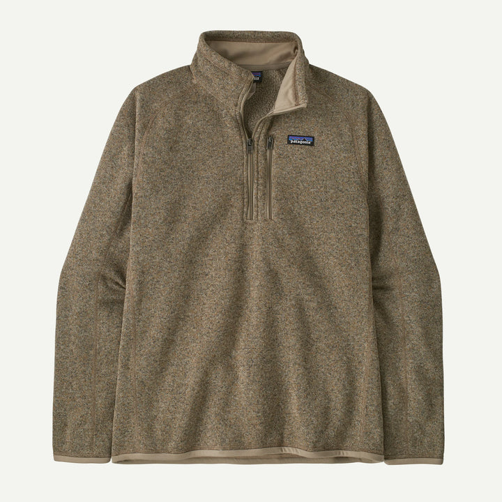 Patagonia Men's Better Sweater® 1/4-Zip: Seabird Grey with Seabird Grey
