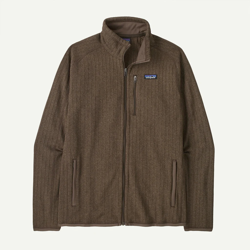 Patagonia Men's Better Sweater® Fleece Jacket: Marlow Brown Rib Knit