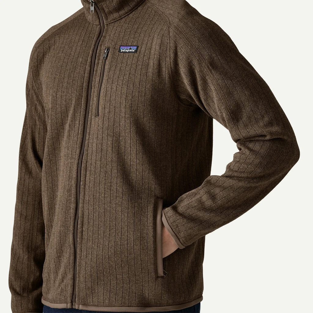 Patagonia Men's Better Sweater® Fleece Jacket: Marlow Brown Rib Knit