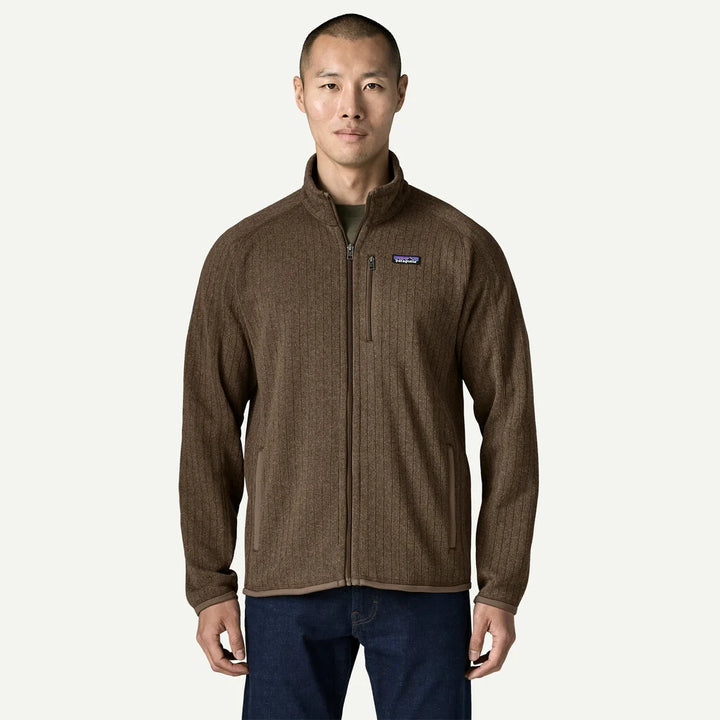 Patagonia Men's Better Sweater® Fleece Jacket: Marlow Brown Rib Knit